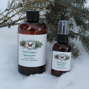 Iced Evergreen | Spray pour le corps et la chambre - Garden Path Homemade Soap