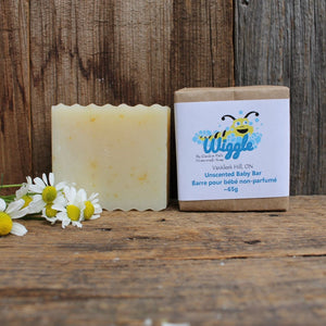 Wiggle Baby Bar par Garden Path Homemade Soap | Ingrédients 100% naturels | Non parfumés - Garden Path Homemade Soap
