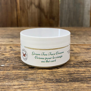 Crème pour le visage au thé vert | 100% d'ingrédients naturels - Garden Path Homemade Soap