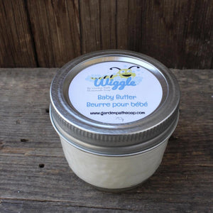 Beurre pour bébé Wiggle | Protecteur de bas de page pour bébé | Hydratant pour le ventre de maman - Garden Path Homemade Soap