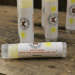 Baume à lèvres avec SPF | 100% d'ingrédients naturels - Garden Path Homemade Soap