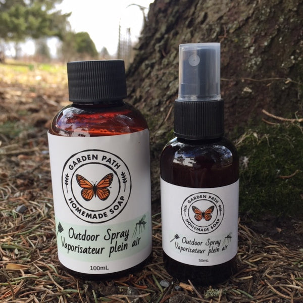 Spray pour l'extérieur | Mélange d'huiles essentielles 100% naturelles - Garden Path Homemade Soap